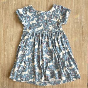 Girls MiniBoden Unicorn Dress Size 6/7